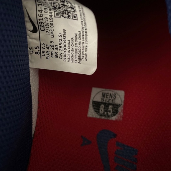 Limited Edition Red, White, and Blue USA Airforce Ones - Mens 8.5 - Picture 4 of 4